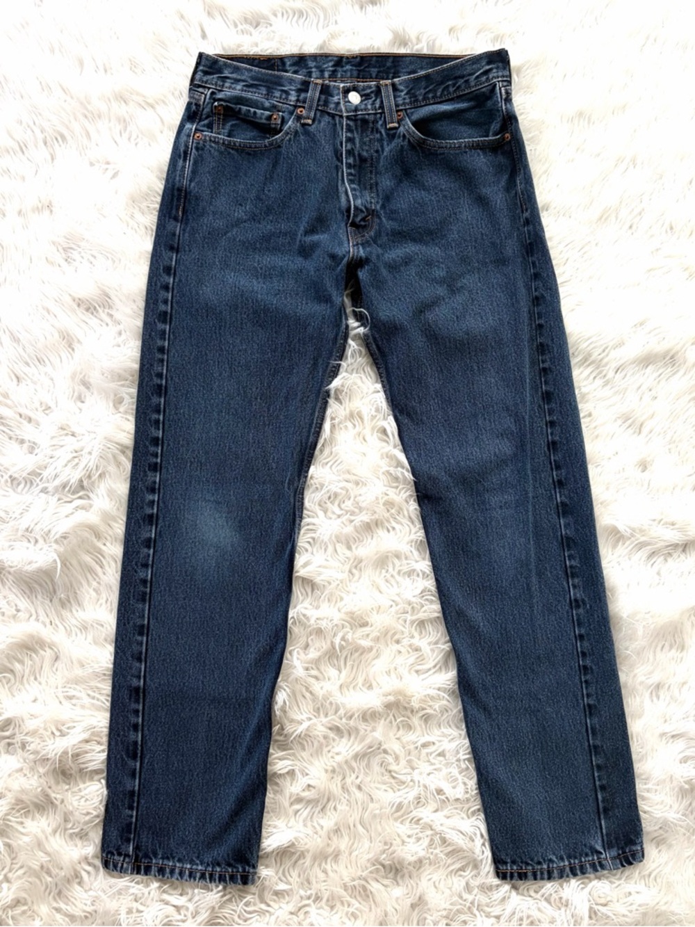 Levi's 505 Regular Fit Straight Leg Jeans - Dark Wash 32X32
